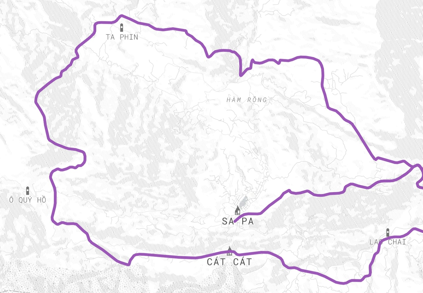 AvoMap base map style 8 — animated route preview