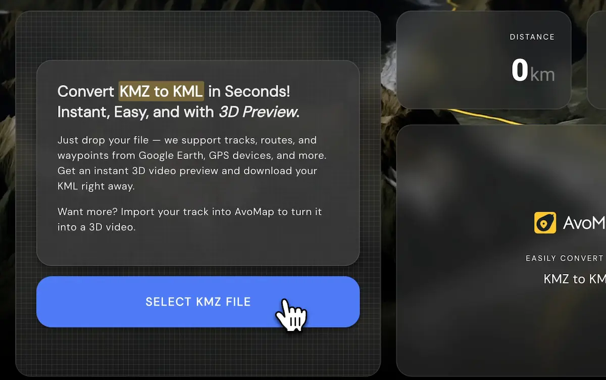 Step 1: Pick the KMZ file
